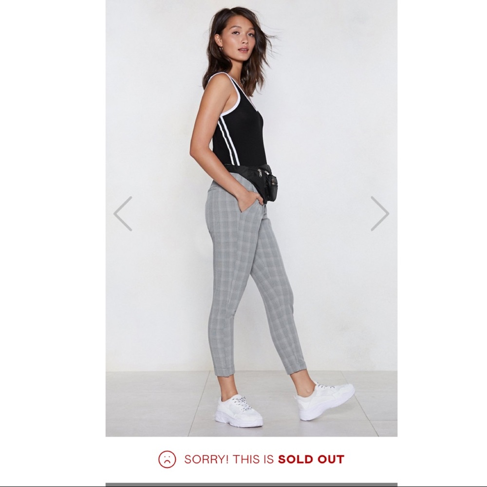 Check Mate Cropped pants